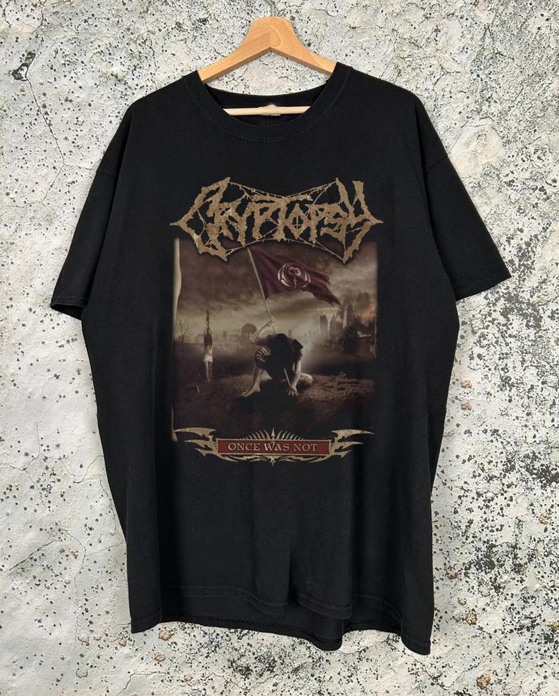 Cryptopsy Band Once Was Not Album Unisex T-Shirt Cotton SB207 Unisex T-Shirt XXXL