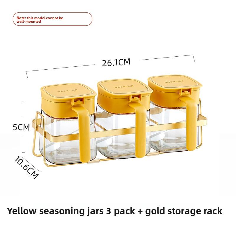 Seasoning Jar Set, Combination Seasoning Box, Kitchen Household Salt Jar, Seasoning Jar, Seasoning Bottle, Storage Box, Sugar Jar