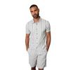 Threadbare Mens Brownhill Striped Shirt