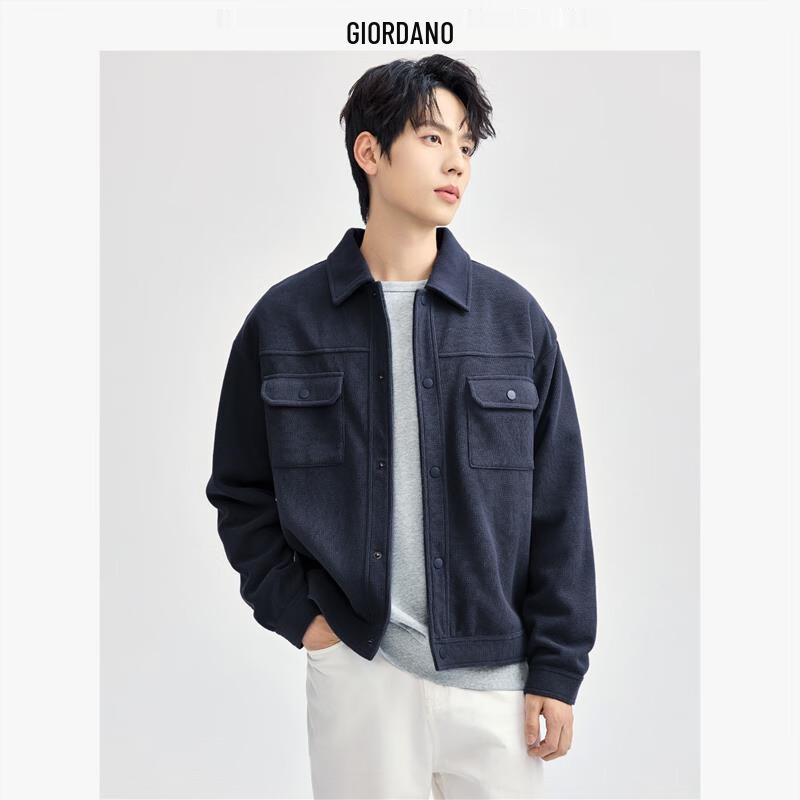 

Giordano Men s Jacquard Fleece Workwear Jacket M