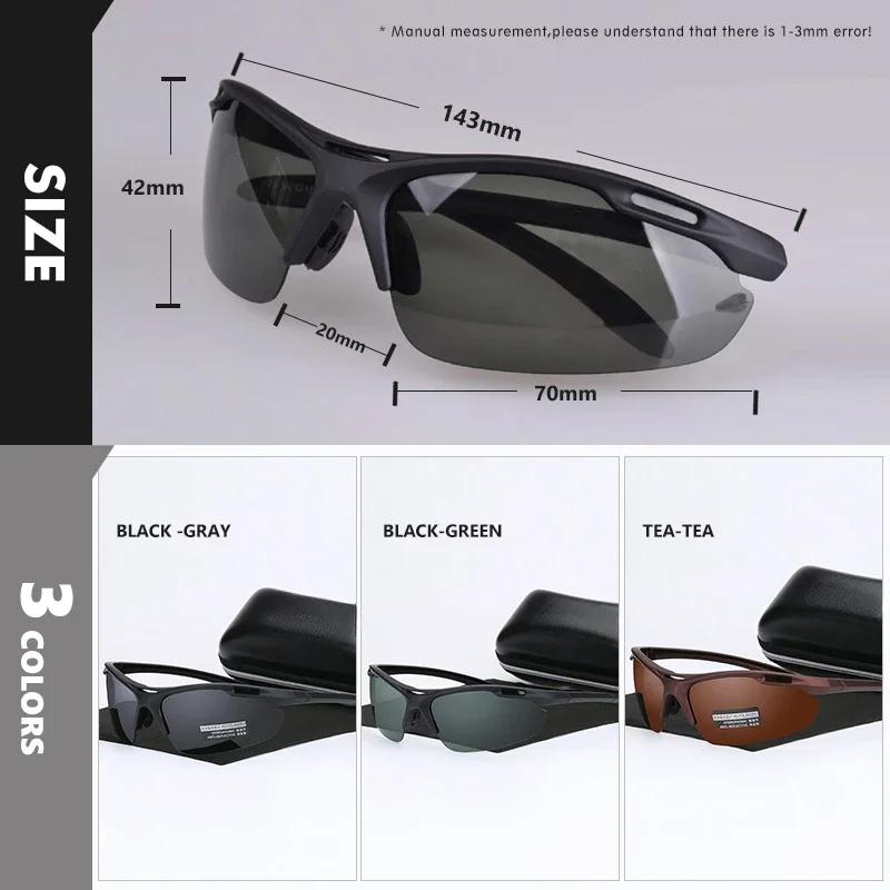 Ultra-light Sports Sunglasses For Men Driving Sun Eyeglasses Military Men Anti-UV Outdoor Use Goggles Oculos De Sol Masculino