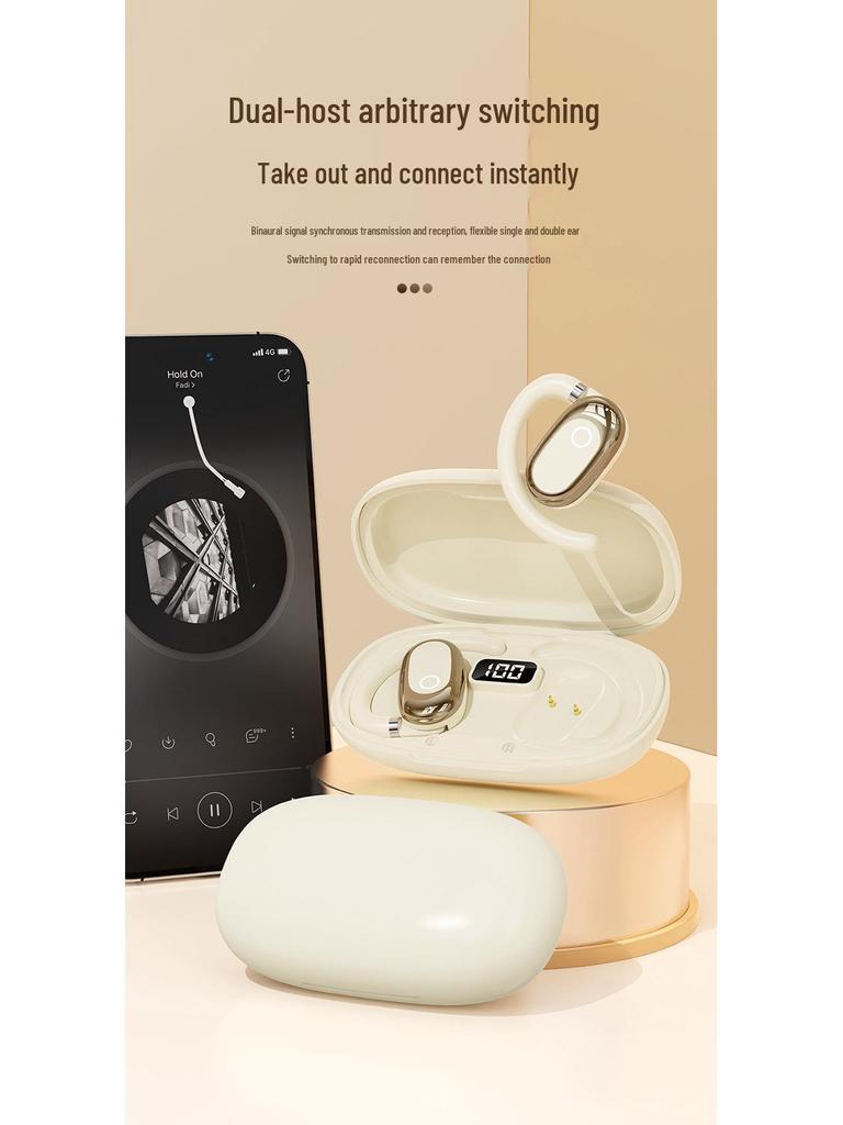 Cross-border Hot Selling Open-ear Wireless Bluetooth Earbuds with Ultra-long Battery Life for Gaming, Sports, and HD Calls