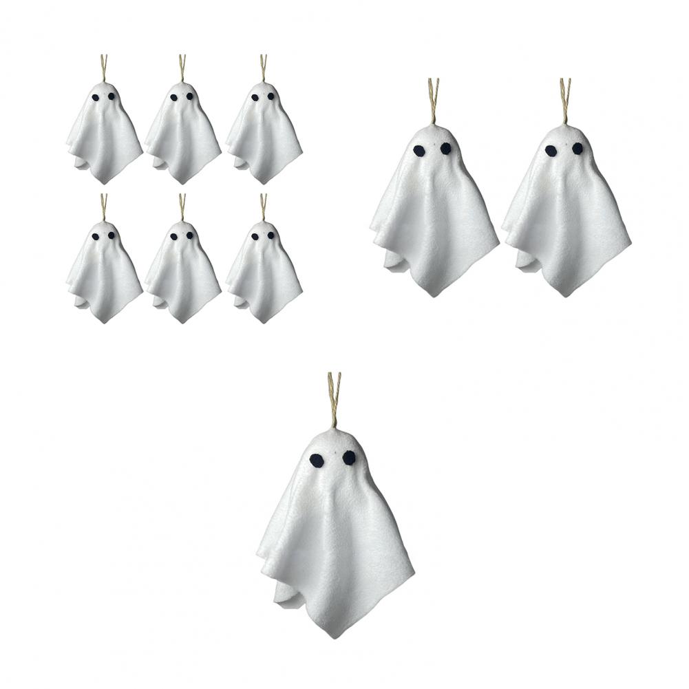 Cute Ghost Decor for Halloween Spooky Halloween Hanging Ghost Decorations for Home Party Yard Bedroom Small White Cloth for Tree