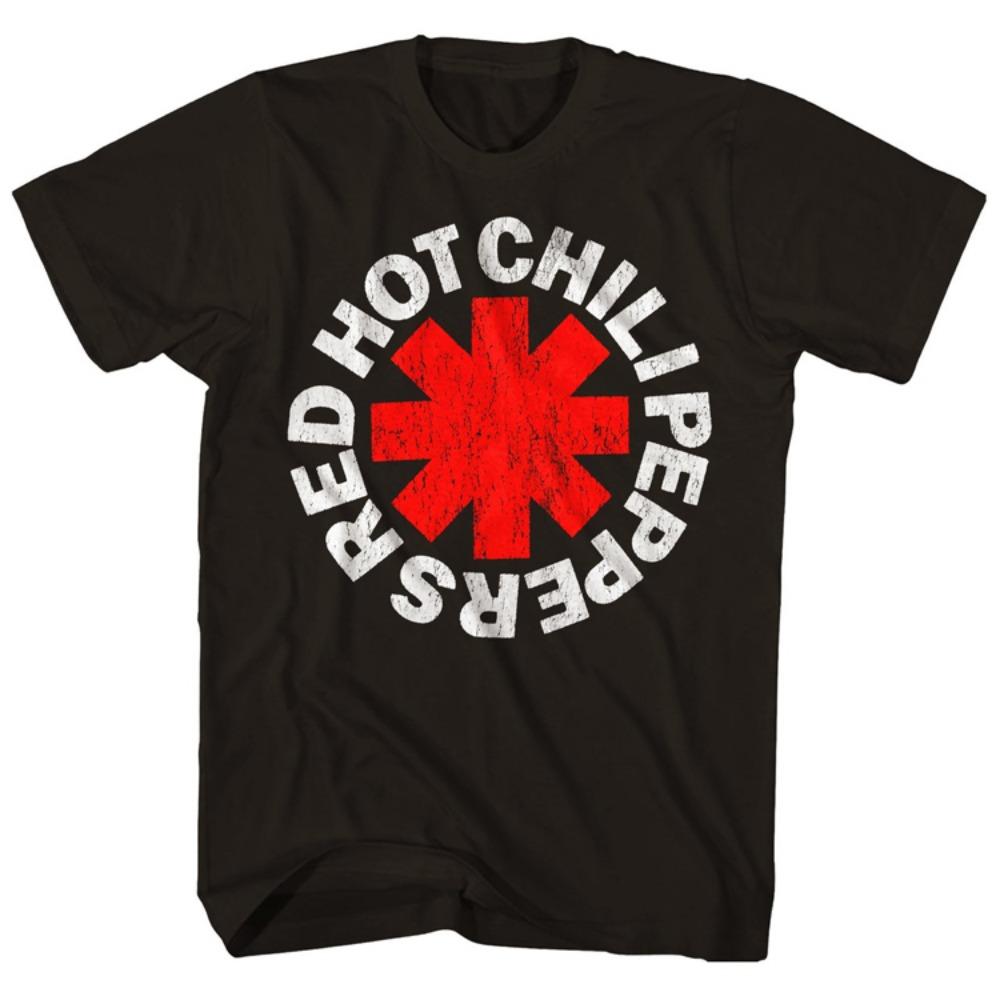Huiteng11 Red Hot Chili Peppers Rock T-shirt met korte mouwen Heren Dames Punk Zomer T Herenkleding Harajuku Streetwear Top S
