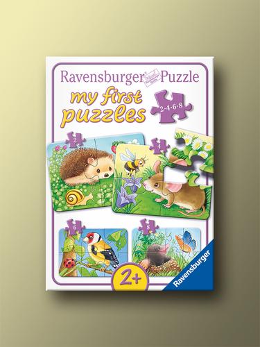 Little Animals in the Forest 2/4/6/8 Piece Ravensburger Toddler Puzzle