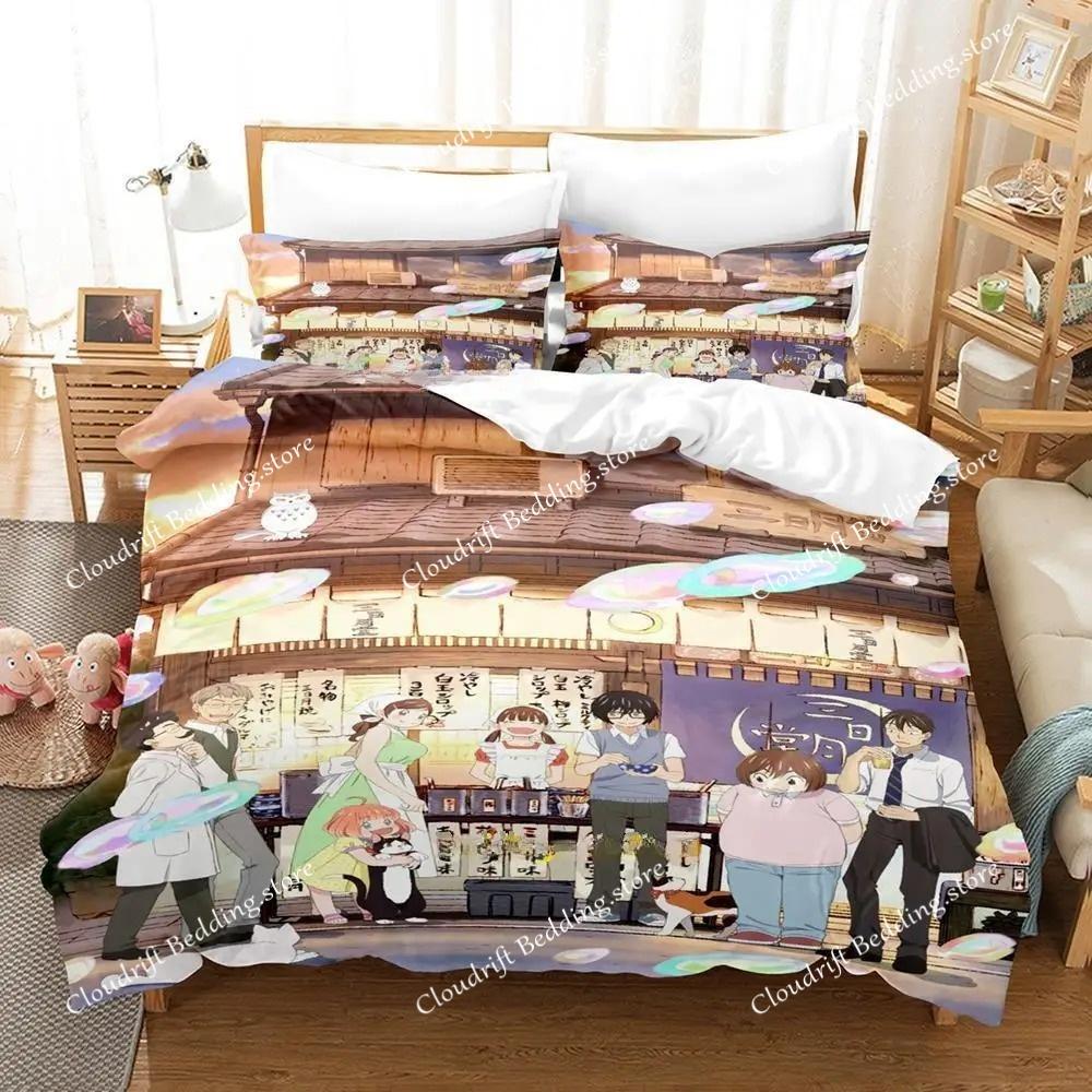 3d Print Cartoon March Comes In Like A Lion Bedding Set Anime three-piece Set Adult Kid Bedroom Duvet Cover Sets Home Textiles