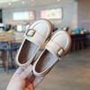 Girls' British Style Leather Shoes Children's Fashion Single Shoes Student Soft Leather Loafers