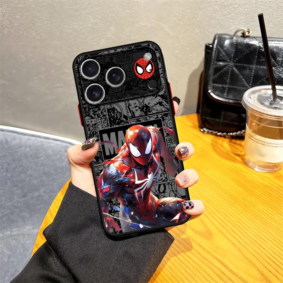 Case for iPhone 17 Pro Max XS XR 7 8 SE Air 13 Mini 15 14 11 12 16 Plus 17e Back Phone Cover Marvel Deadpool Sipiderman