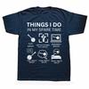 Funny Things I Do In My Spare Time Banjo Player T Shirts Short Sleeve Gifts Mens Clothing Fashion Casual Loose Oversized T Shirt
