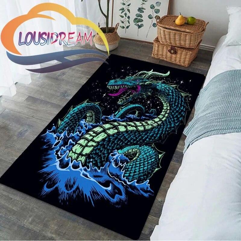 Różne wzory dywany z motywem smoka Moda 3D Salon Łóżko Duży obszar miękki Dywan Dom Dziecięcy mata podłogowa Dekoracja