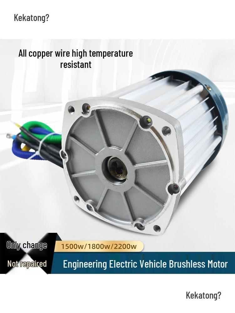 60V 2200W High-Power DC Brushless Motor for Low-Speed Electric Tricycle