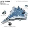 Plastic SU-57S Military Aircraft Model 1/72 Russian Fifth Generation Stealth Fighter Building Airplane Kit Toys Gift Collection