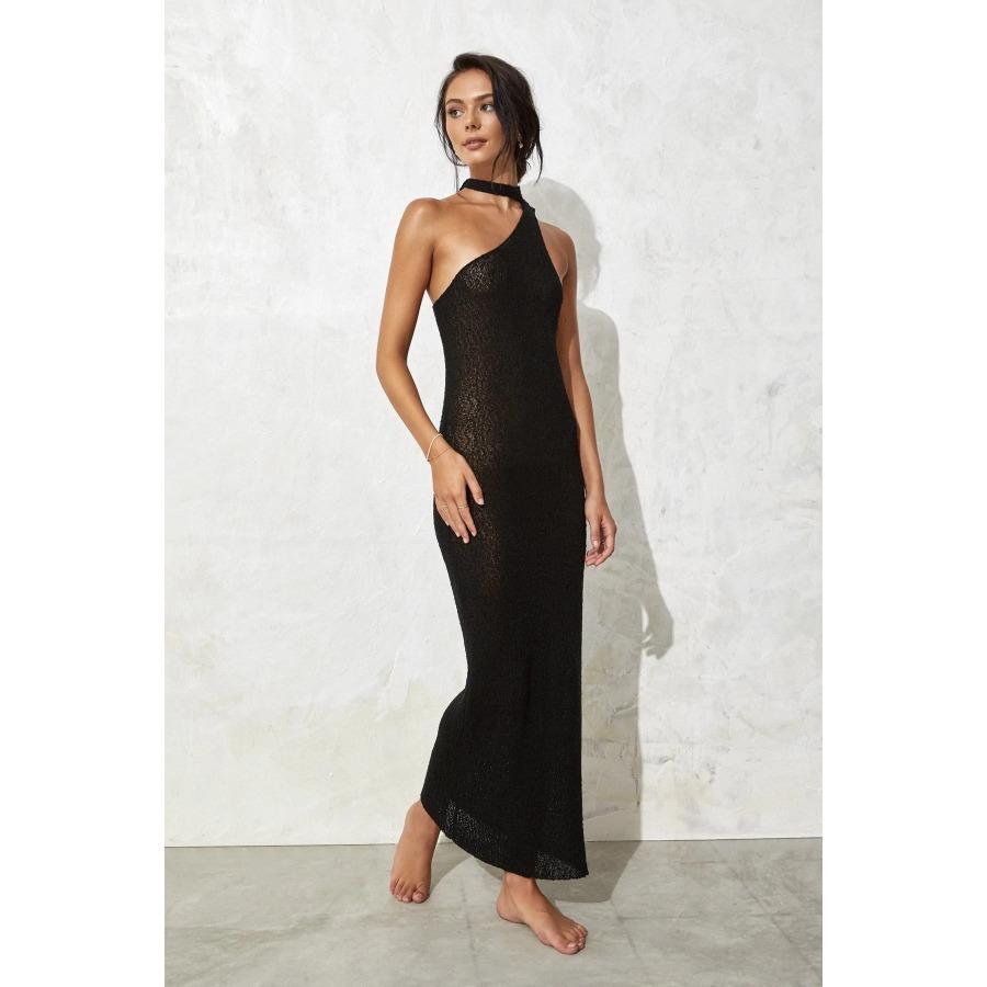 Rochie de petrecere de nuntă pentru femei la modă Rochii tricotate sexy și picante cu gât halter