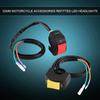 Motorcycle Handlebar Mount Switch Universal 10A 7/8" Mount LED Headlight Switch with On/Off
