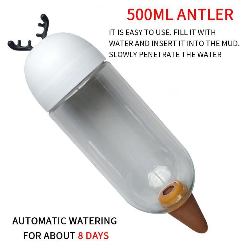1pc Garden Automatic Watering Tool Elk/Christmas Tree Drip Irrigation Watering System Potted Plant Waterers Spike Houseplant
