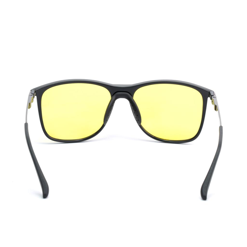 Night Glasses Shiny Black YELLOW Night Driving Night Fishing [Bunnywalk] BW-021 BW-0215Y