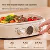 Yidepu Double-Sided Electric Pancake Maker with Large Deepened Griddle Plates