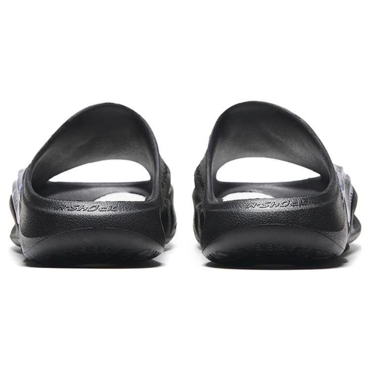 Anta Nitrogen Bubble Comfortable Quiet Slide Slippers Men's Black Purple 912331801-3