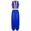 Children's Arab Prince Costume Kids Vest Pants Suit Boys Arabian Halloween Fancy Dress