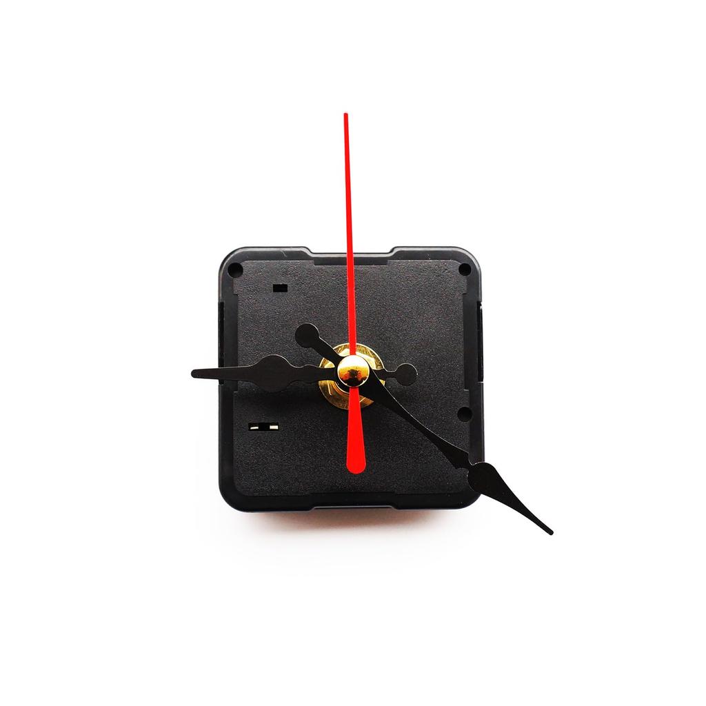 DIY Clock Movement Set for Wall Clocks: Includes Clock Shaft and Hands (3 Pointer Set)