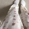 Women's Cloud Cotton Lapel Pajama Pants: Lightweight, Loose-Fit for Home or Outdoor Wear