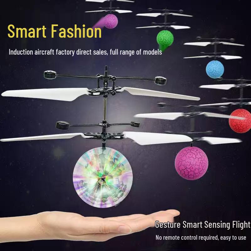 Gesture-Controlled Flying Luminous Ball Toy for Kids