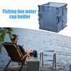 Plastic Cup Holder Easy Installation Fishing Barrel Bottle Holder Portable Removable Lightweight Multifunctional Angler Supplies
