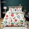 Christmas Duvet Cover Merry Christmas Tree Stockings Green Background Twin Bedding Set Double Queen King Polyester Qulit Cover
