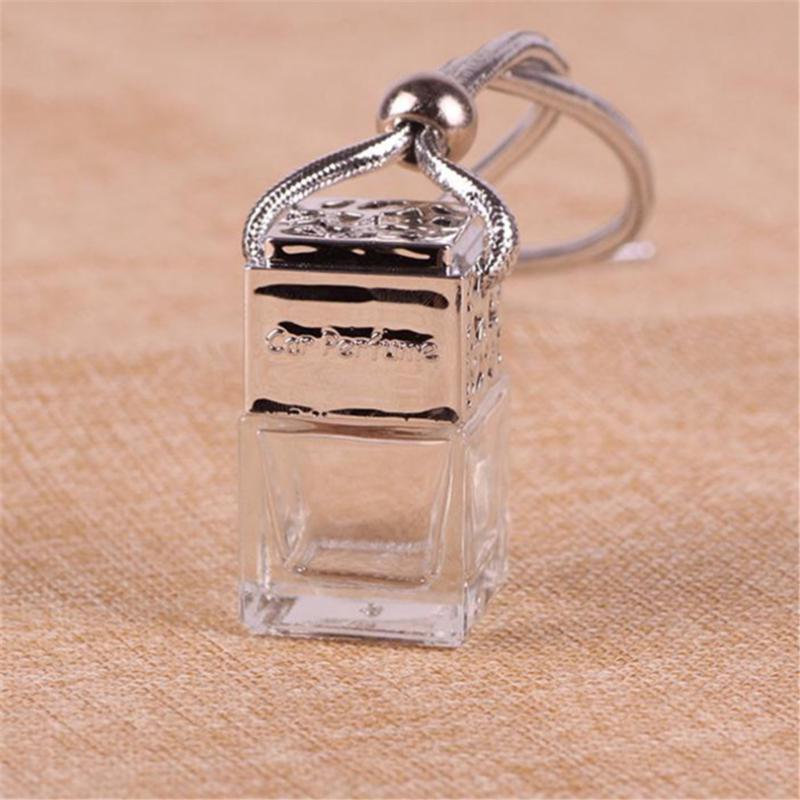 Odorizant Ornament Sticlă de parfum Pandantiv Uleiuri esențiale Sticla de parfum pentru mașină Auto Sticlă de sticlă suspendată Stil auto