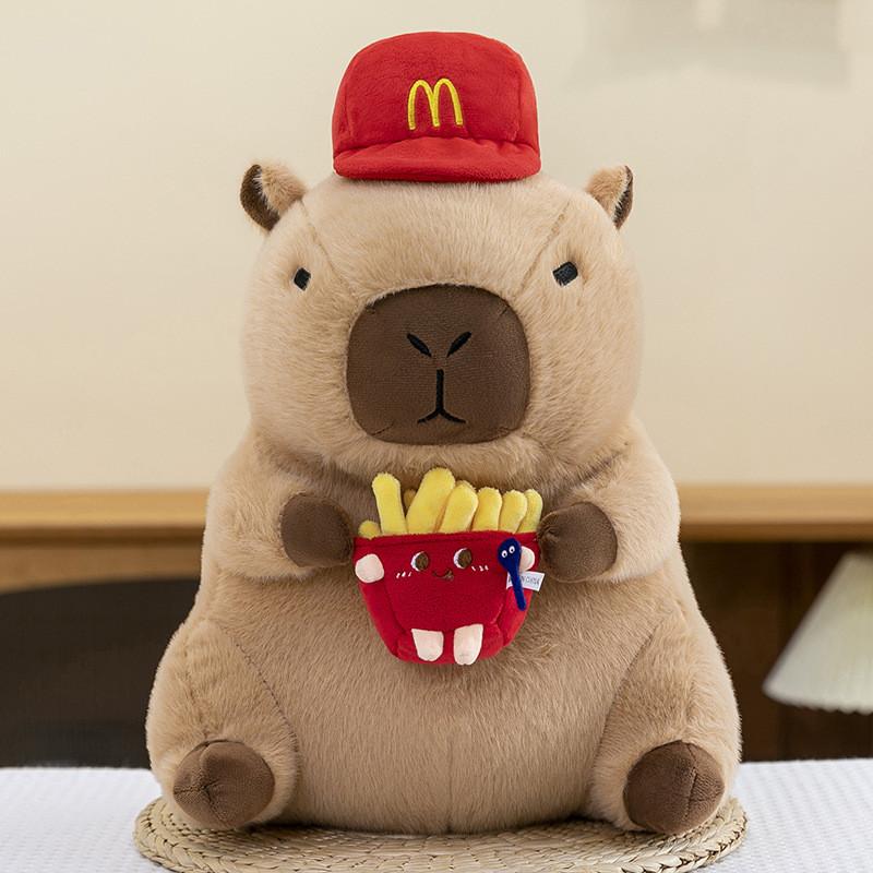 Doll Animal Capybara Plush With Chicken And Tater For Kids Room Toys Decor