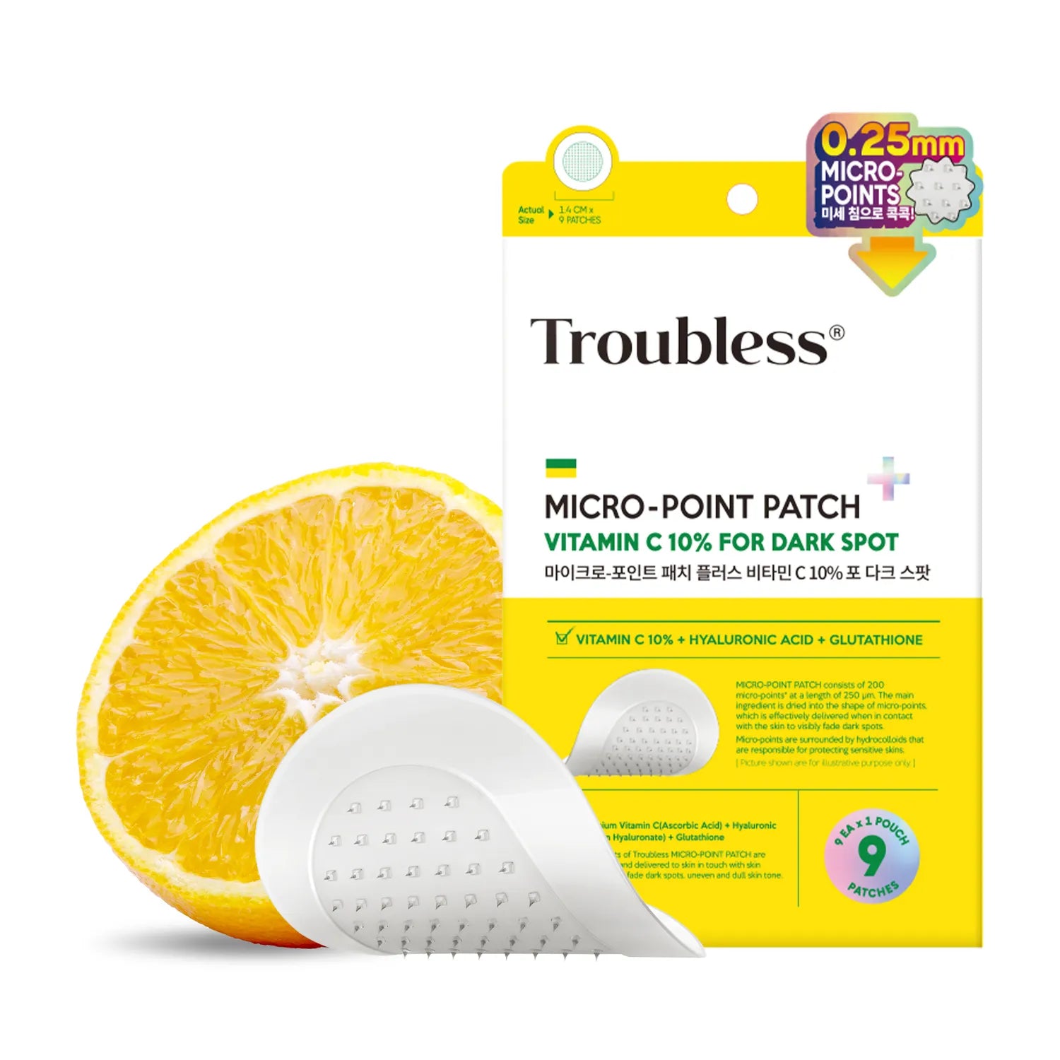 Troubless Micro- Point Patch Plus Vitamin C 10% For Dark Spot 9P 9P