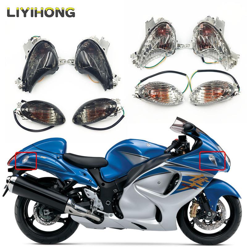 Front Rear Turn Signals Indicator Lamp lamp Motorcycle For SUZUKI Hayab GSXR1300 2008- High quality