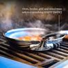Meyer HTN-P22 22cm Stainless Steel Frying Pan with Titanium Coating, Induction Compatible, Made In Italy, "Hestan Nanobond