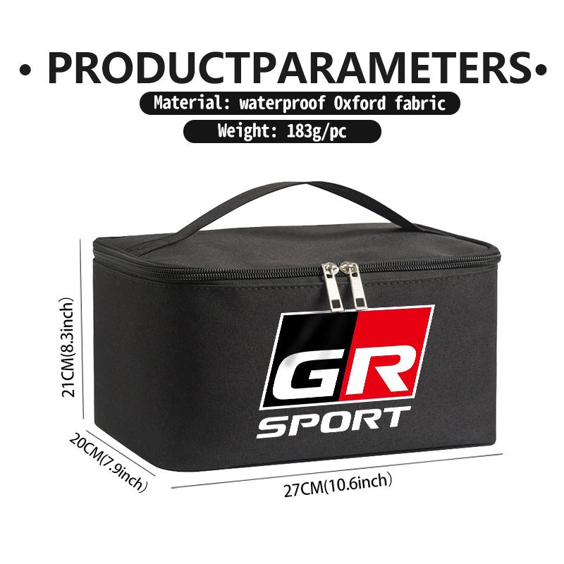 For Toyota Car Travel Portable Cosmetic Toiletries Bath Storage Bag GR sport Hilux Aygo TDR Yaris Corolla Rav4 CHR Auris