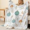 Hemmed Flannel Blanket Soft, Skin-Friendly & Warm | Ideal for Home Relax, Couch Cover & Cozy Home Decor
