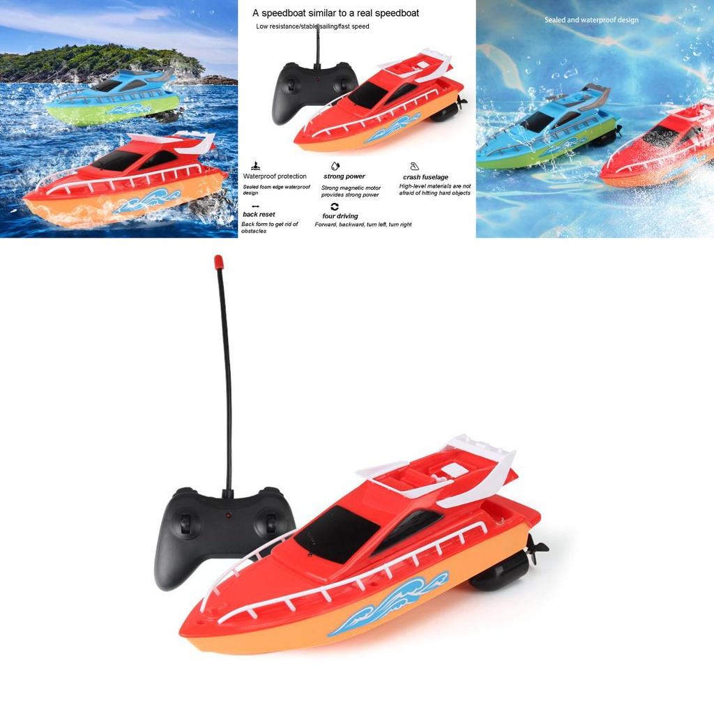 High-speed Wireless Remote Control Speedboat Water Boat Toy Children's Gift For Intellectual Development And Hand-eye Coordination