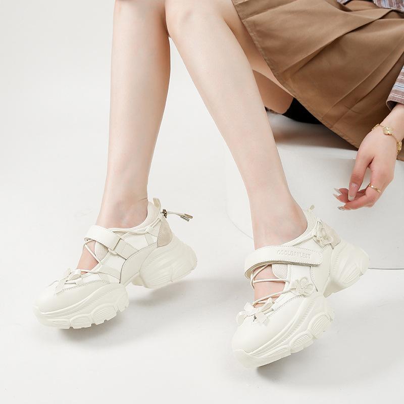New High-end Velcro Sandals Women's Bag Head Outer Wear Platform Sandals Casual Fashion Hollow Sports Sandals Summer