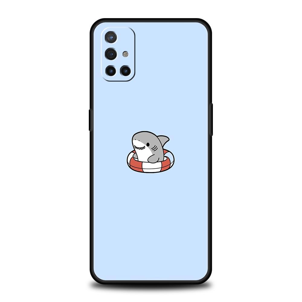 Handyhülle mit Meereshaie-Muster für Oneplus 13R 13 12R 11 10T 10R Nord N100 N200 N10 10 9 9R 9RT CE 3 2 Z Pro Weiche TPU-Hülle