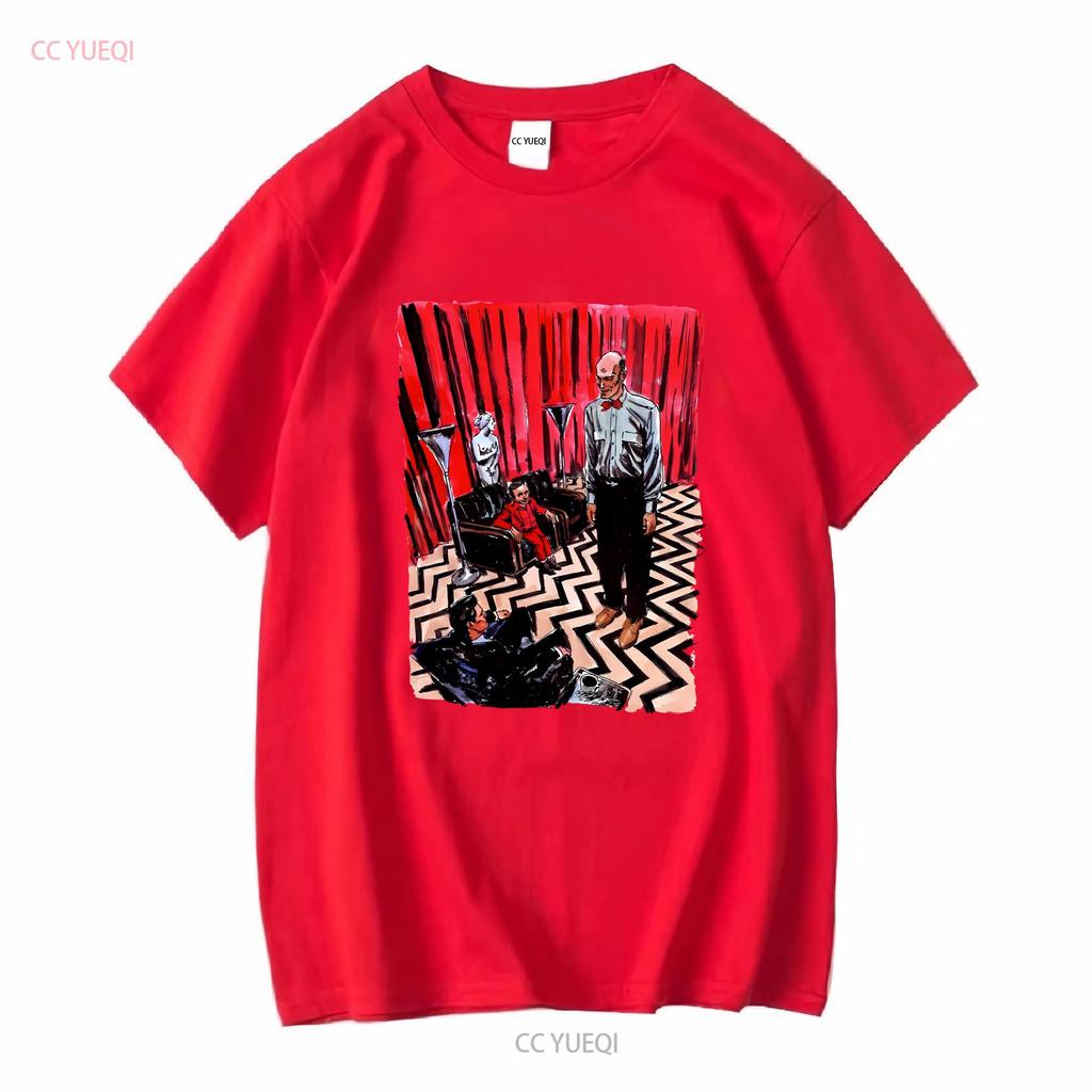 T-shirt Twin Peaks vintage Lavata Unisex Traspirante Alla moda Elegante Top Per l'Uso Quotidiano Casual Versatile Comodo Morbido