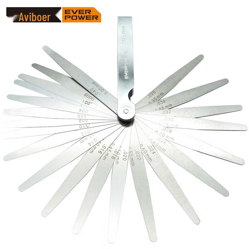 EVER POWER 23-Blade Feeler Gauge Set