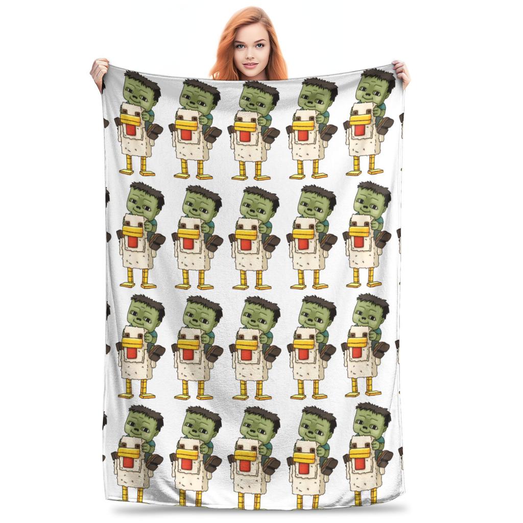Chicken Jockey Blankets  Fuzzy Awesome Soft Throw Blankets for Home All Season