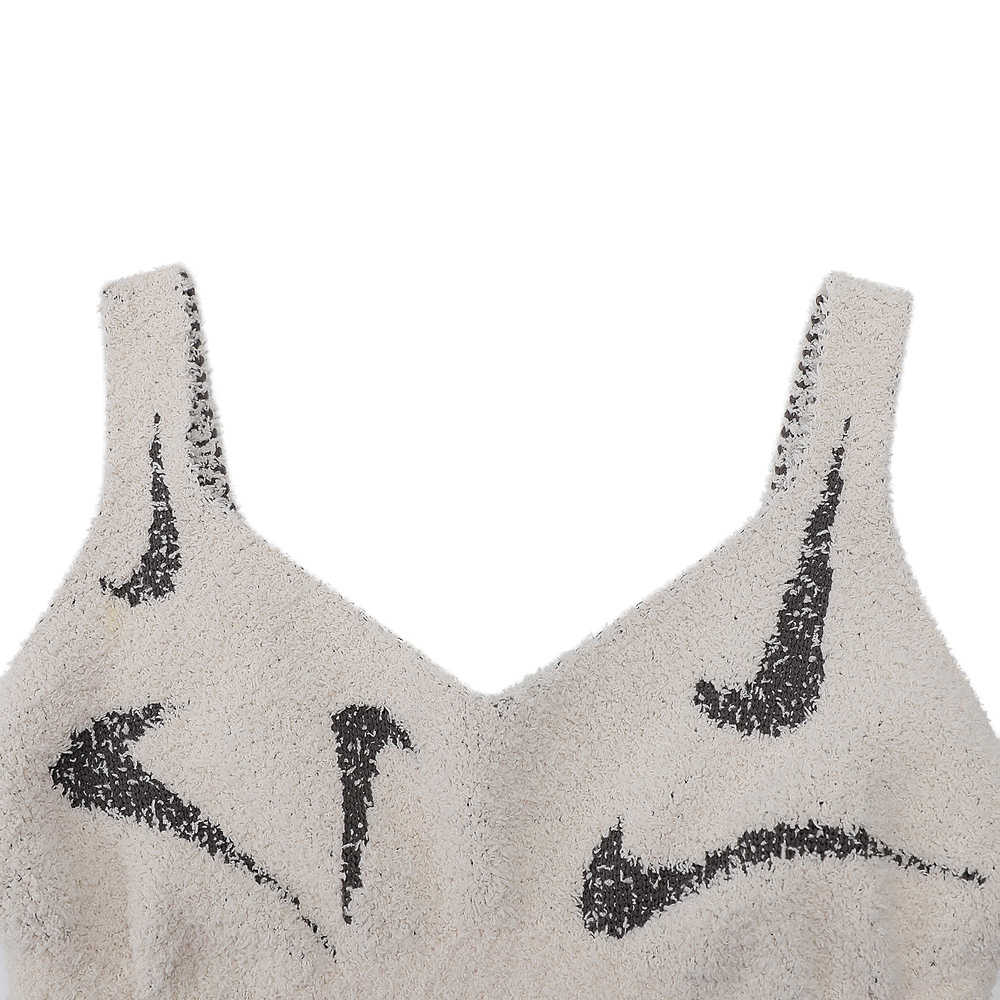 Nike Einfache Lässige Gestrickte Weste Damen Tops Weiß FD4275-104