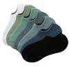 10Pairs/Lot Men Boat Socks Cotton High Quality Spring Summer New Fashion Striped Silicone Non-slip Male Soft Breathable Short Socks EU38-45