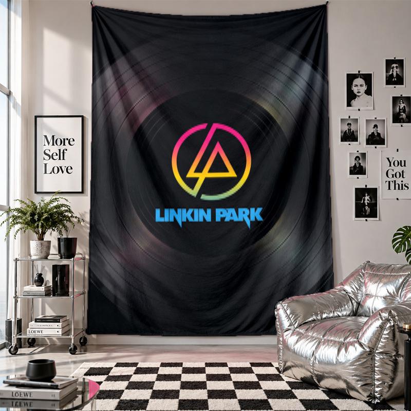 Linkin Park Wall Tapestry Home Decor Wall Hanging Cloth for Bedroom Living Room Background