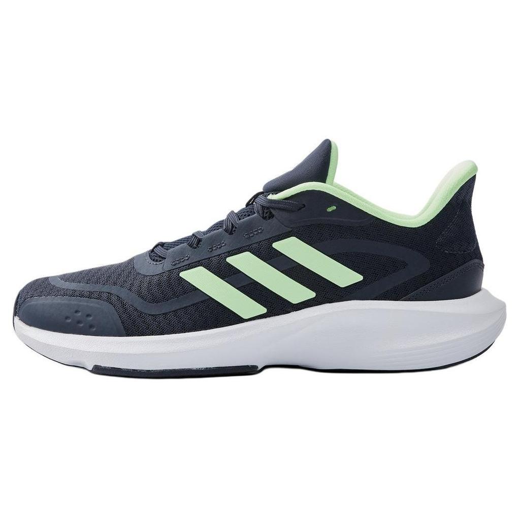 Adidas All Day Essential Comfortable Sports Shock Absorption Non-Slip Wear-Resistant Low-Top Casual Running Shoes Unisex Sneakers Blue Green JH5151
