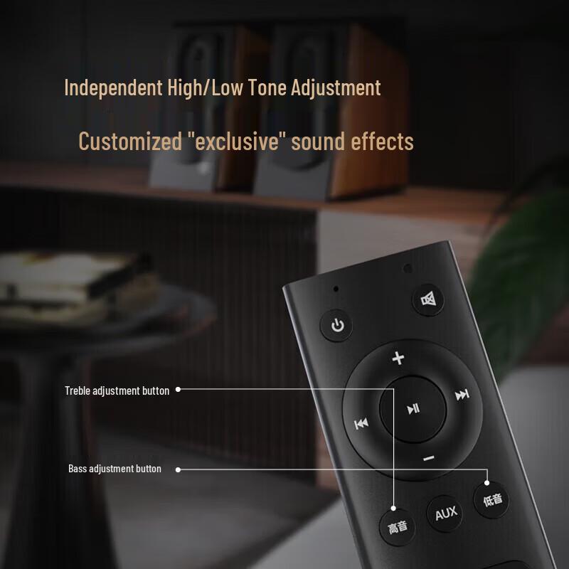 F&D R60BT Pro HiFi 2.0 Bluetooth Desktop Speaker CN Plug (adapter Included)