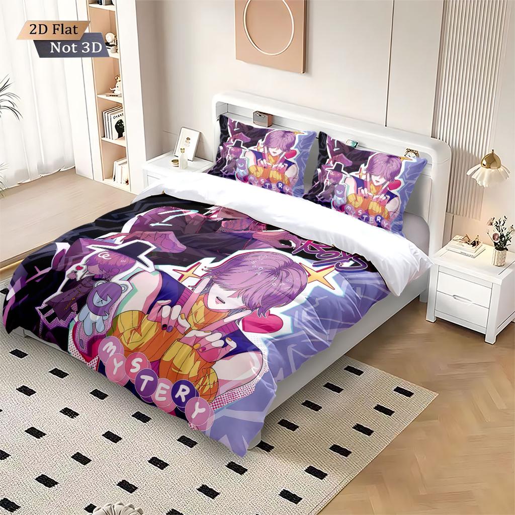 Set copripiumino senza imbottitura stampato K-Pop Saja Boys, camera da letto multi misura, decorazione biancheria da letto per dormitorio, stile lavabile in lavatrice