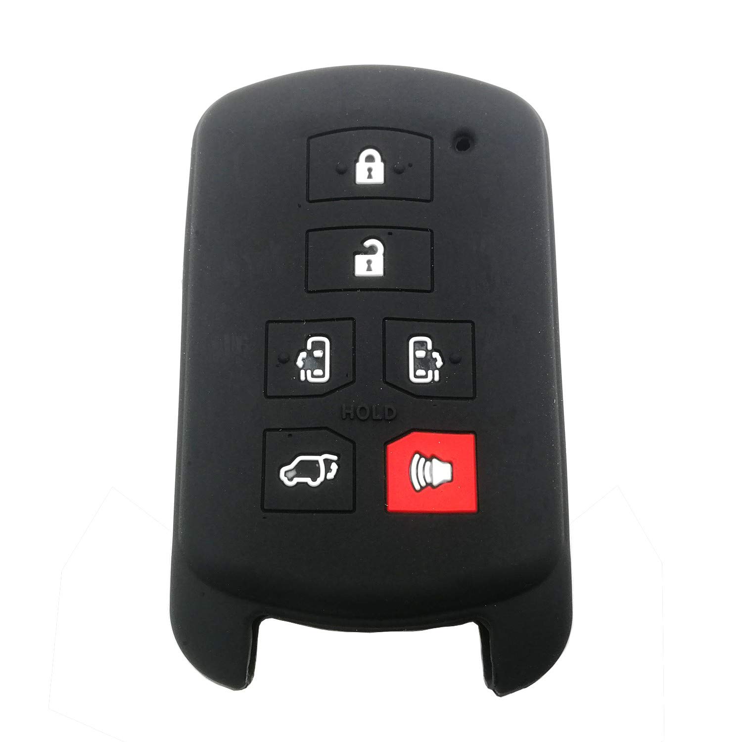 Smart Key Case Smart Key Cover Toyota SIENNA 6 Buttons чёрный