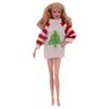 Svetr s kapucí Zimní top Ručně pletené Oblečení pro panenky Pro miminka Doplňky, 30cm BJD 11.5palcové panenky Blythes Vánoční dárky
