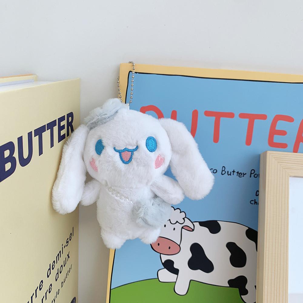 Soft And Charming Dog Plush Keychain Adorable Doggie Stuffed Toy For Bags